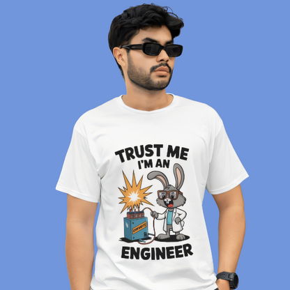 Trust Me I Am an Engineer Unisex Graphic Printed T-shirt