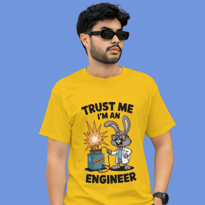 Trust Me I Am an Engineer Unisex Graphic Printed T-shirt