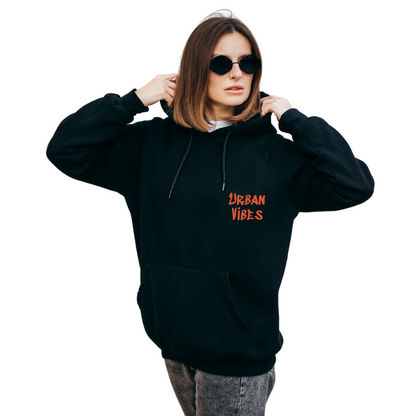 Urban Vibes Black Unisex Hoodie