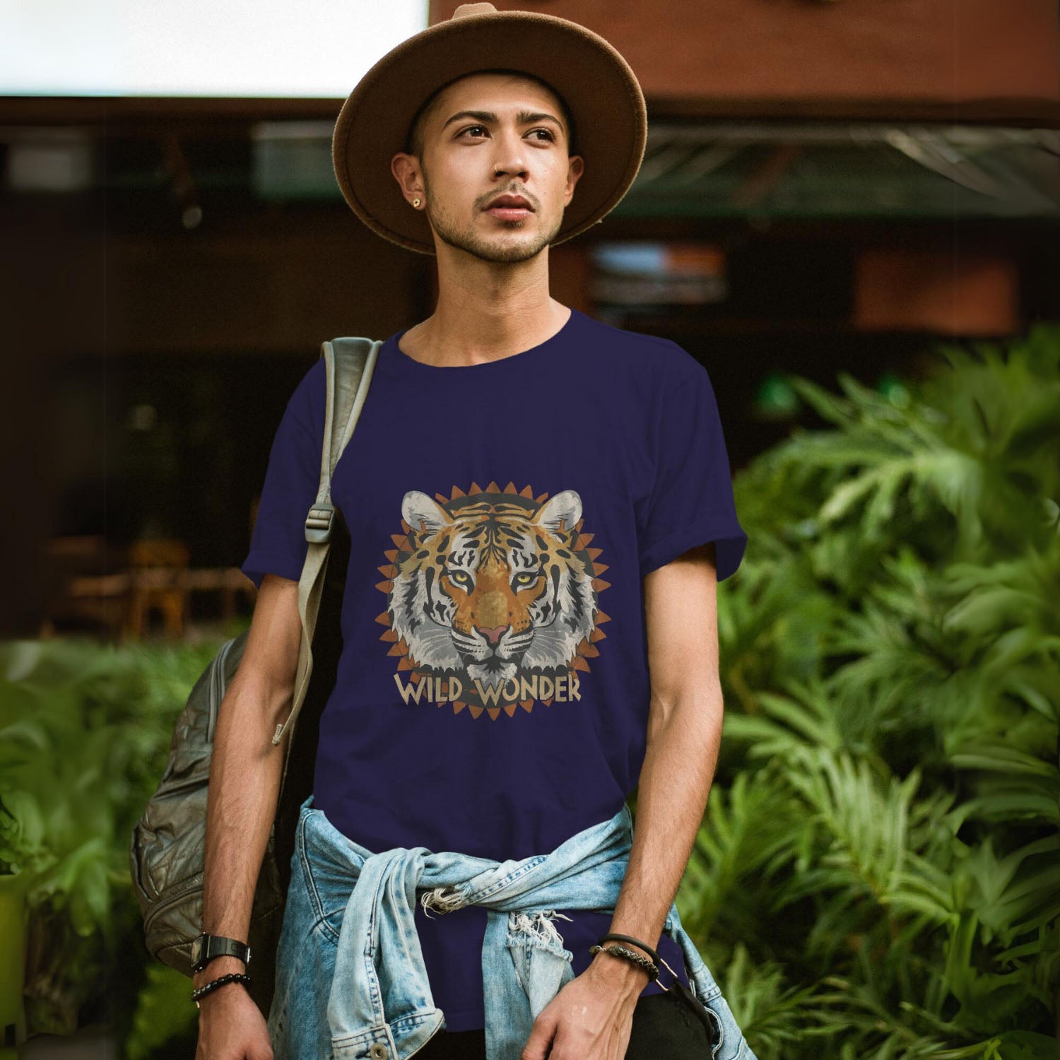 Men's Wild Wonder Graphic Printed T-shirt