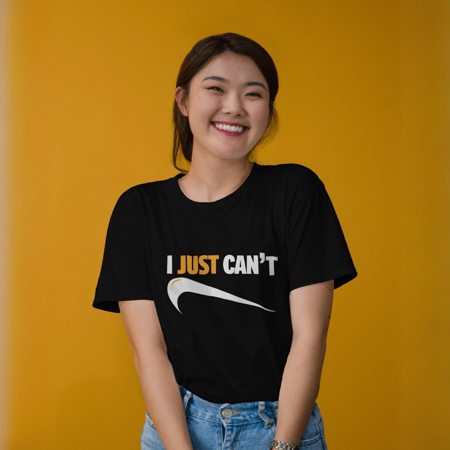 Women's I Just Cant Graphic Printed T-shirt