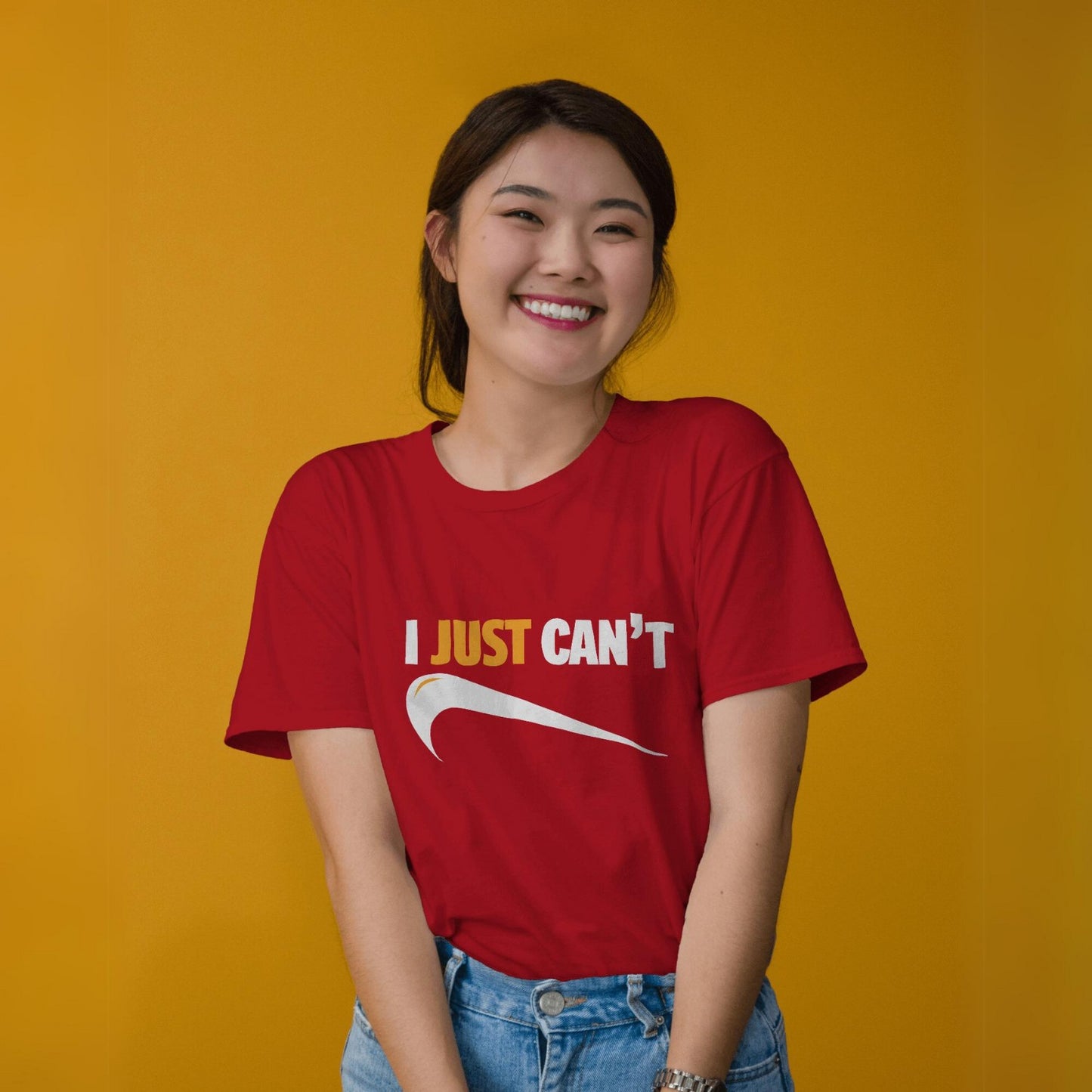 Women's I Just Cant Graphic Printed T-shirt