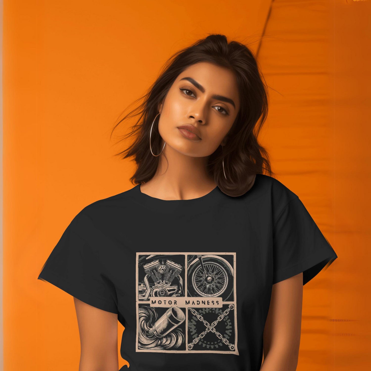 Women motor madness t-shirt